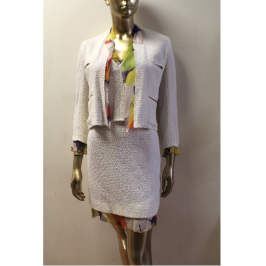 CHANEL- Women Skirt/Top/Suit- “3 Pieces”- SZ: 38