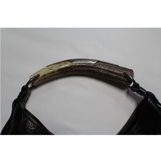 Mombasa leather handbag Yves Saint Laurent Black in Leather - 33772893