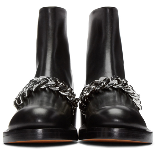Givenchy- Chain Ankle Boots-"New"- SZ:39 - Matiell Consignment