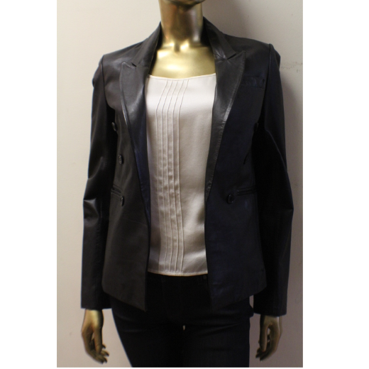 GUCCI- Women Leather Jacket- SZ: 38- Matiell Consignment Boutique
